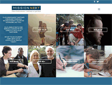 Tablet Screenshot of missionnext.org